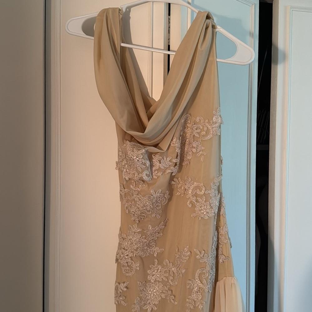 MIA OFF SHOULDER MAXI GOWN
DRESS - BEIGE - Picture 16 of 16